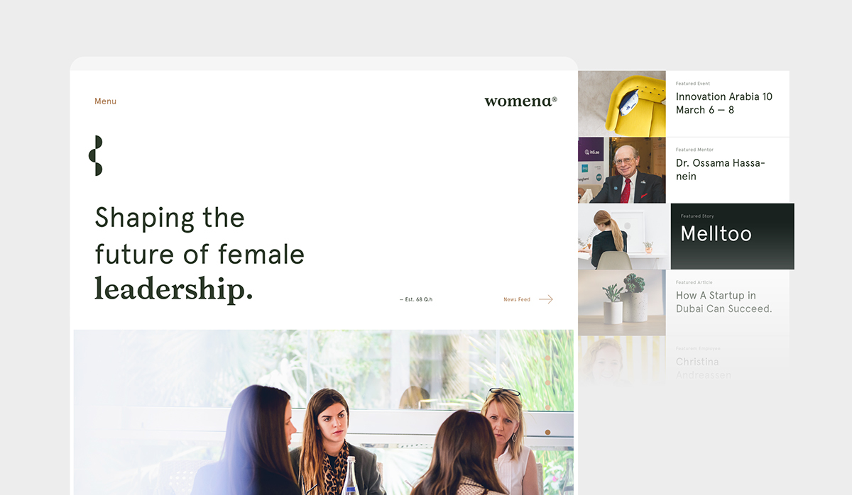 Womena生態(tài)系統(tǒng)平臺公司VI設(shè)計