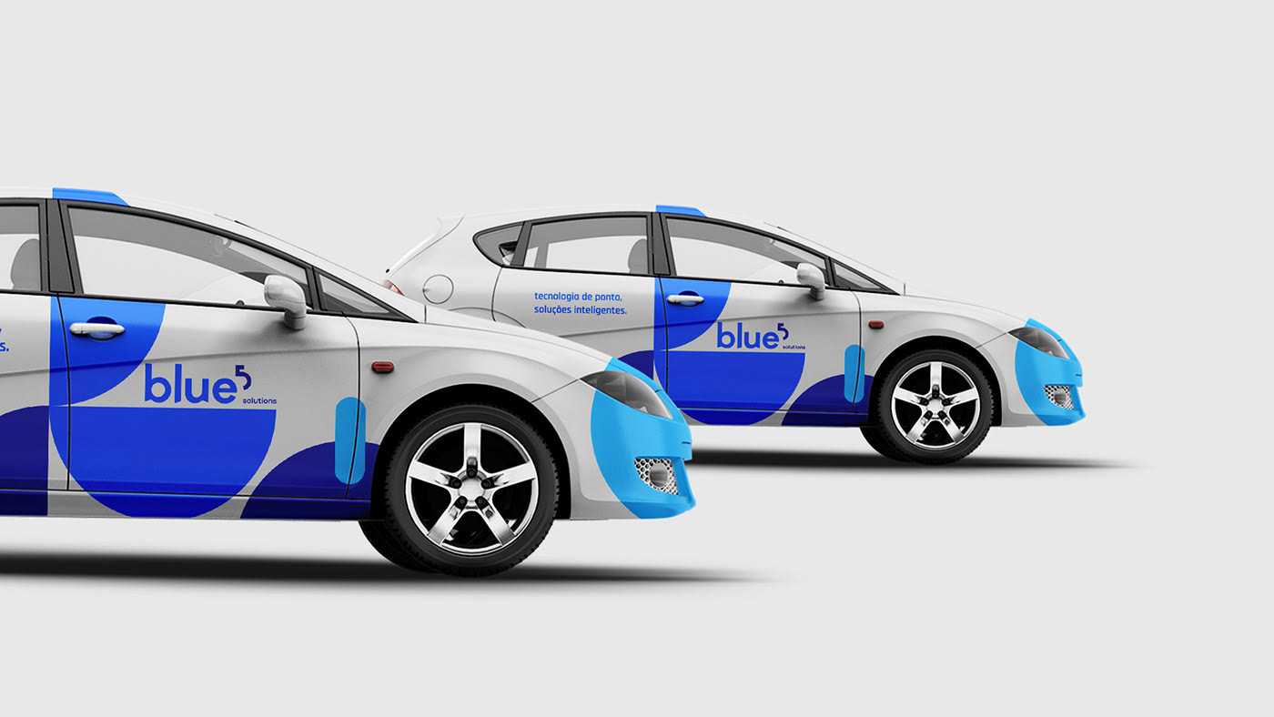 Blue 5 Solutions公司LOGO設(shè)計
