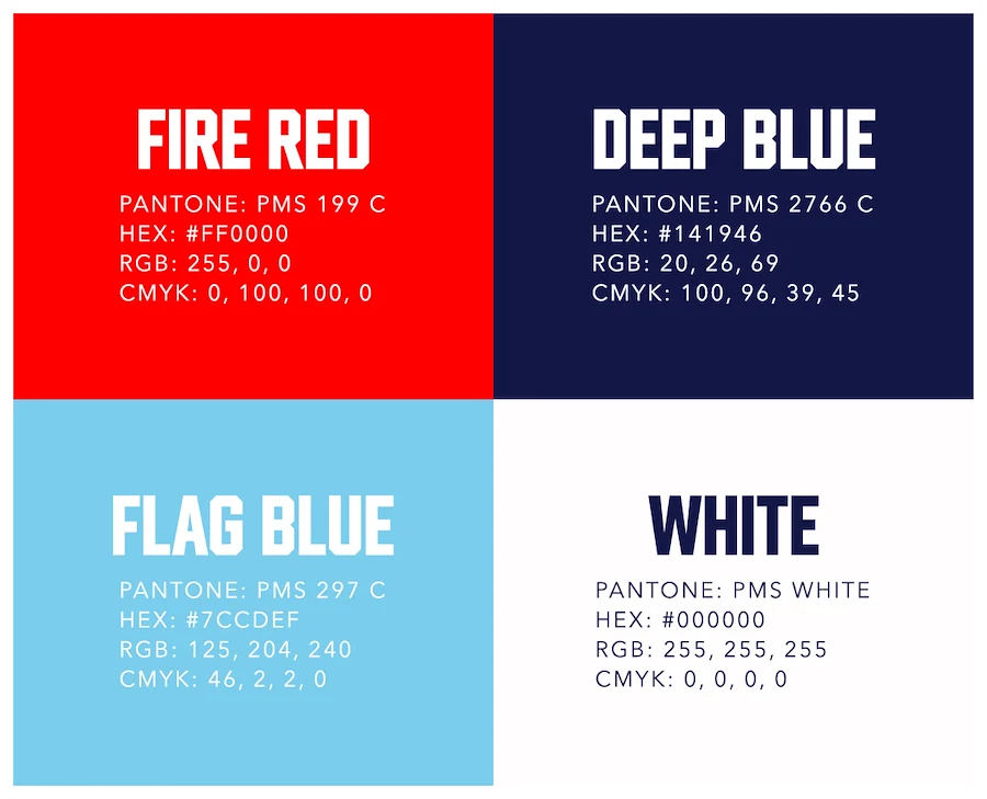 Chicago Fire FC Logo 顏色