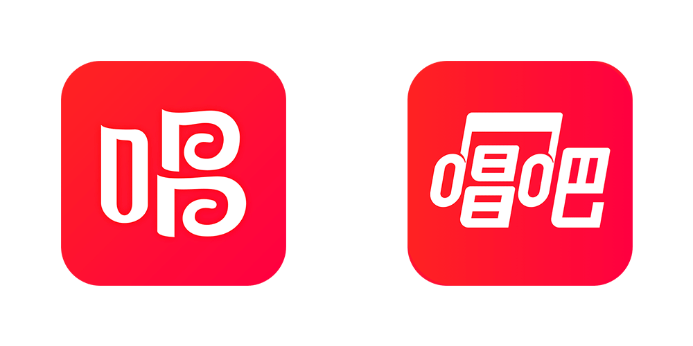 唱吧新舊LOGO圖標(biāo)
