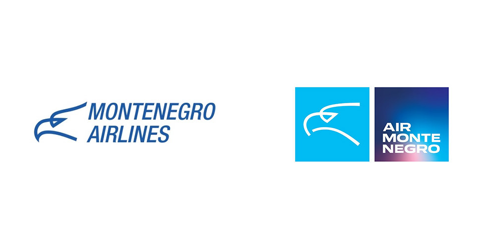 新舊兩家航空公司的LOGO