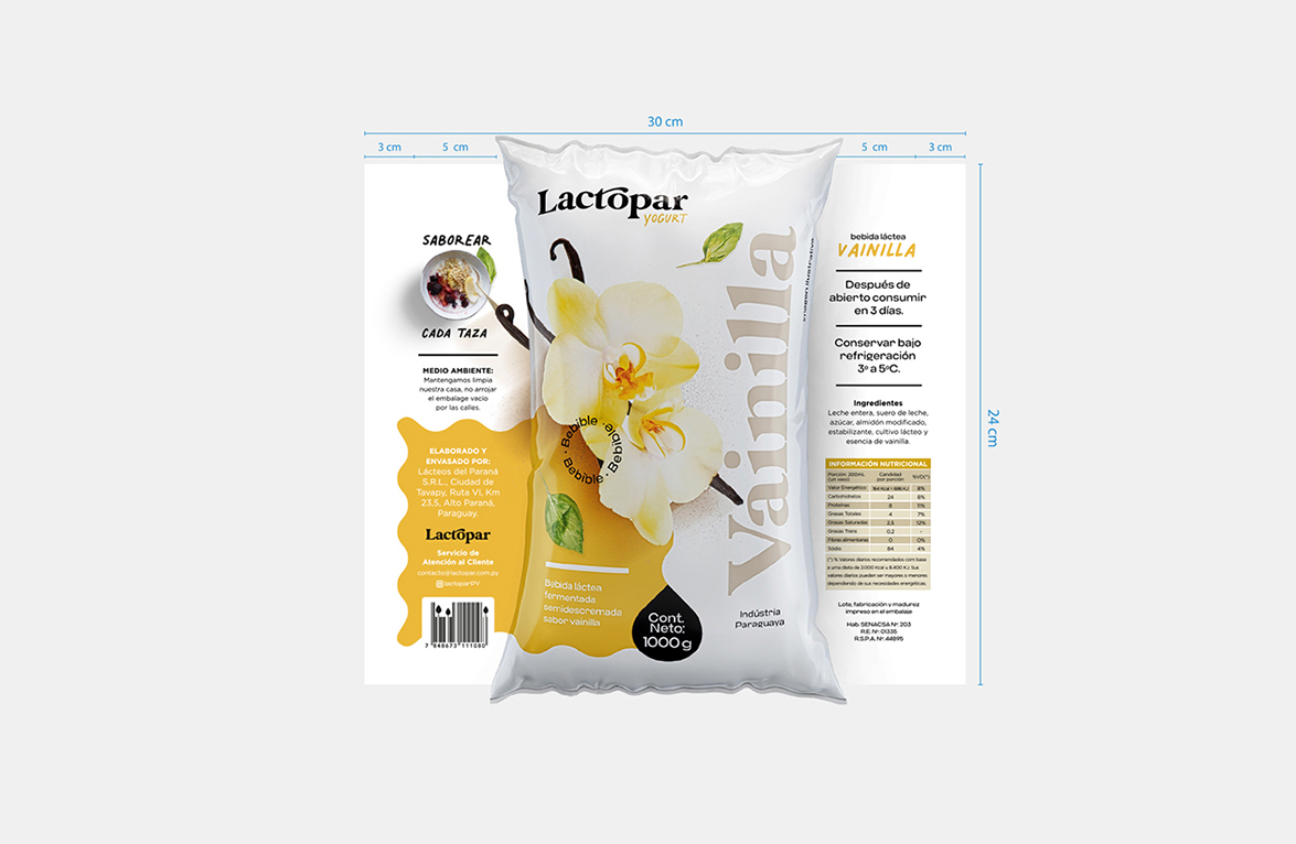 食品包裝設計賞析：酸奶包裝設計——Lactopar